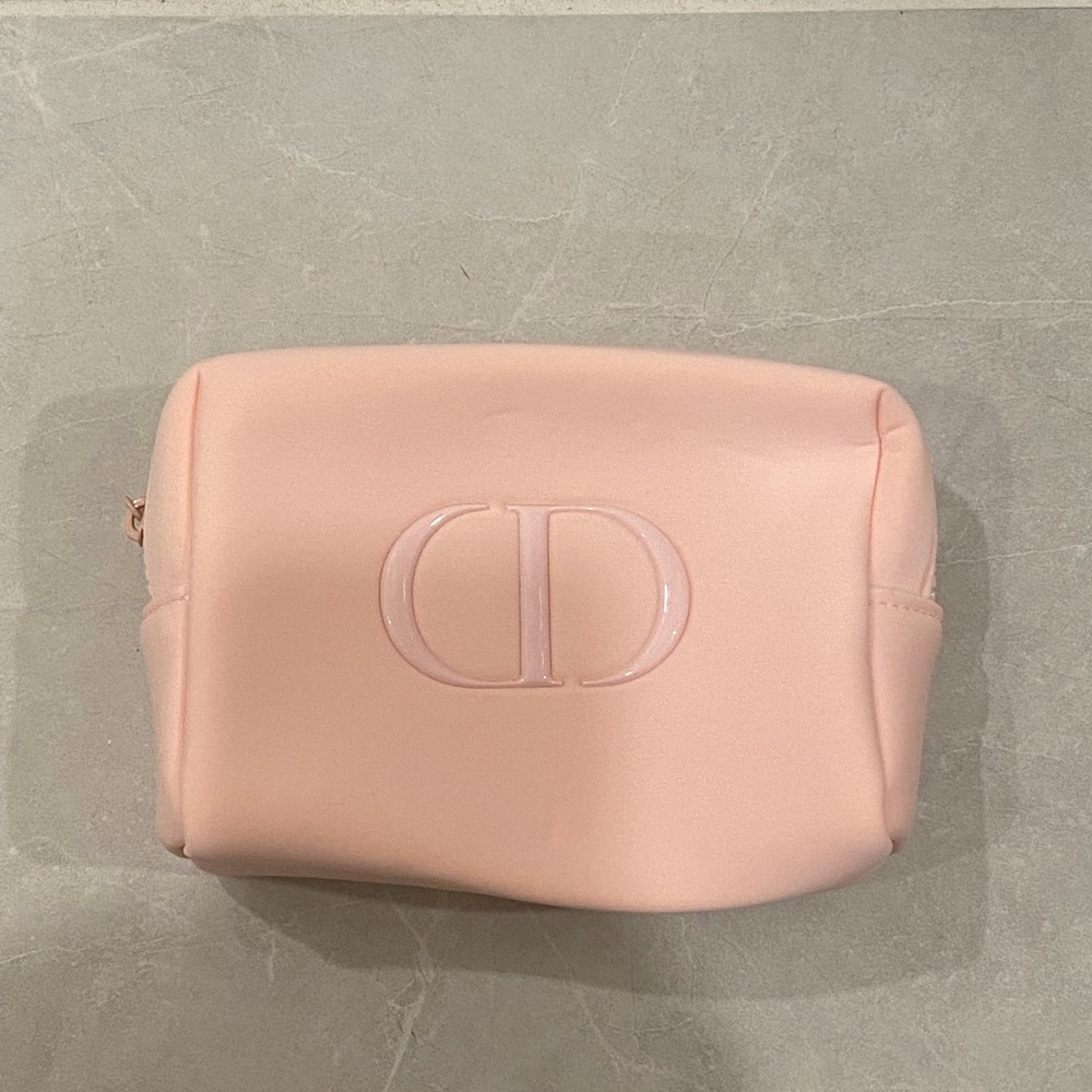 Dior pink makeup bag 2021